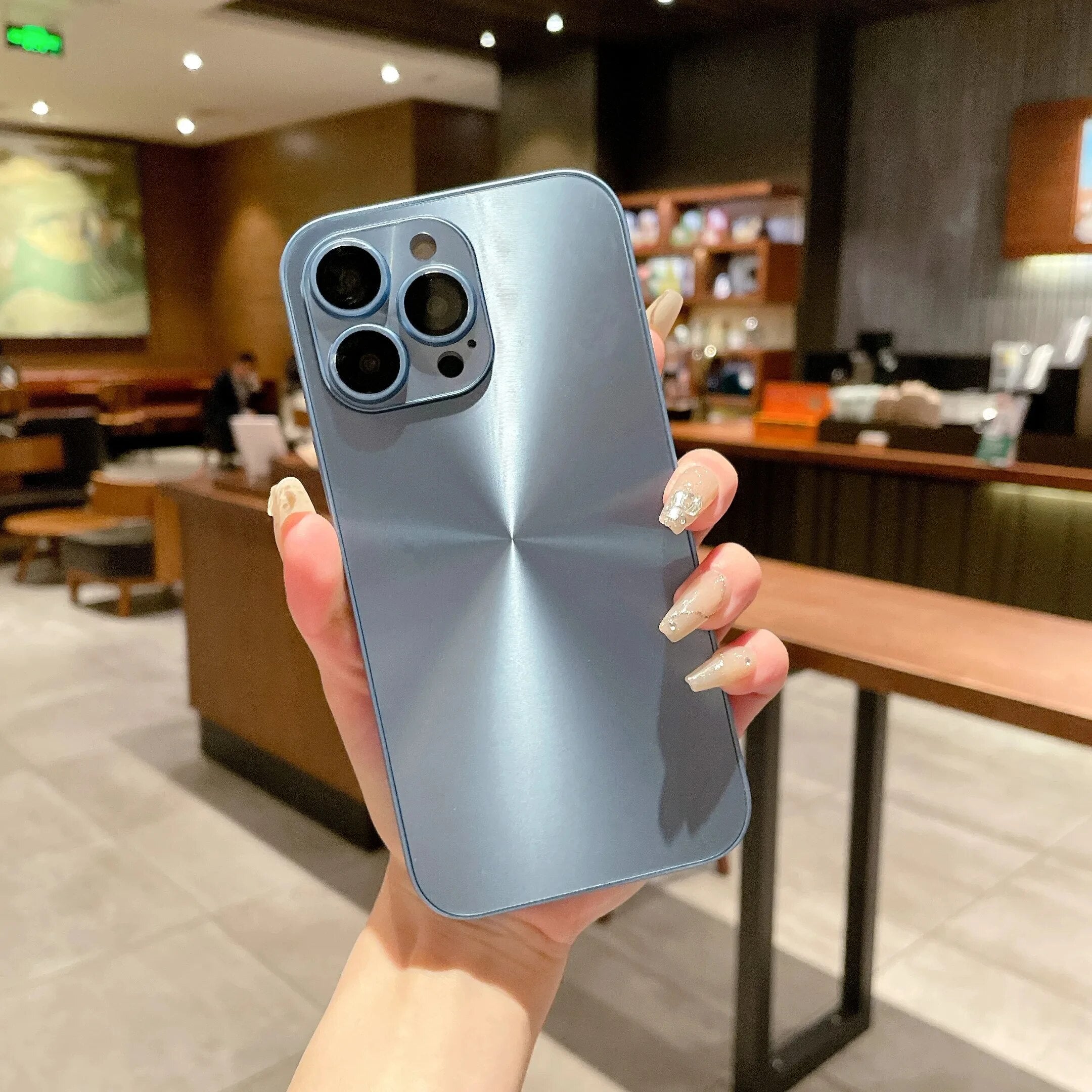 Luxury iPhone Case MagSafe Compatible Aurora Matte Shockproof Protective Cover Color Shift Finish Camera Lens Protection Slim Design