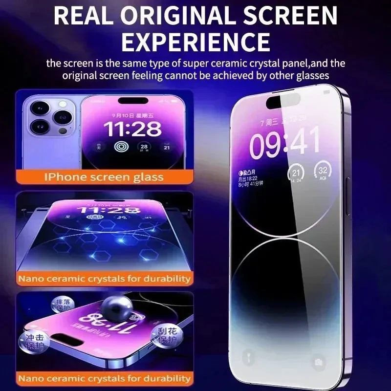 Luxury iPhone Case MagSafe Compatible Double-Sided Tempered Glass Metal Frame Shockproof Protective Cover 360 Full Body Magnetic Fit Camera Lens Protection Slim Design