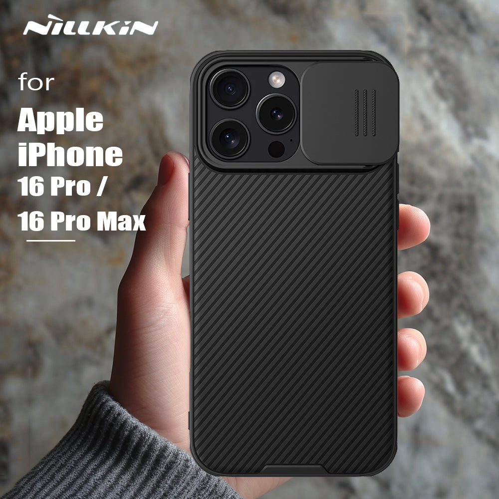 Luxury iPhone Case MagSafe Compatible Leather Texture Sliding Camera Cover Shockproof Protective Cover Camera Lens Protection Slim Design
