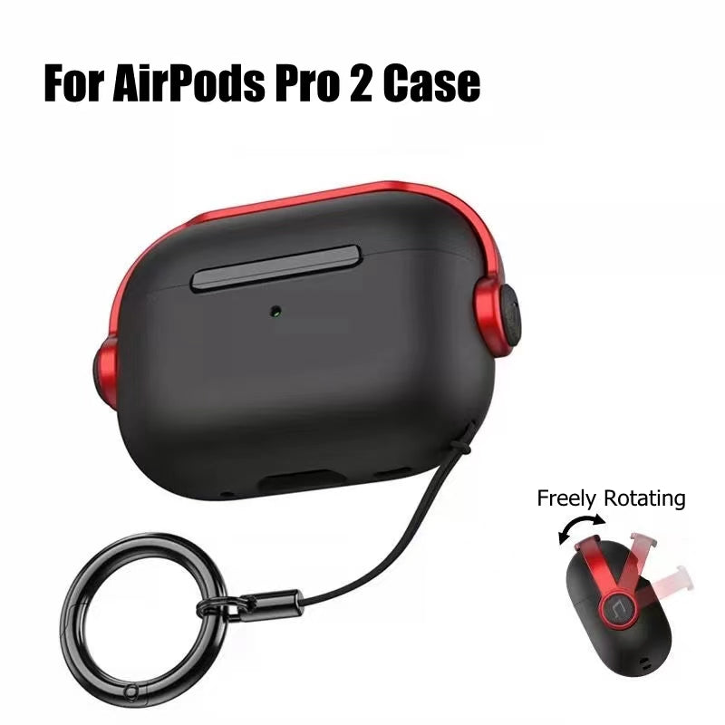 Premium AirPods Case with Lanyard Secure Strap Protective Cover Shockproof Lightweight Design Wireless Charging Compatible