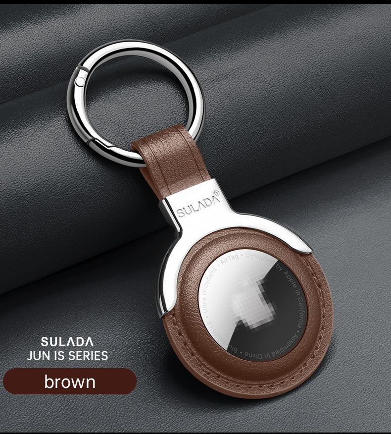 Premium AirTag Case Metal Protective Cover Keychain Clip Shockproof Scratch Resistant Secure Holder