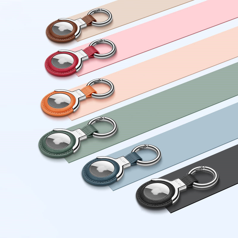 Premium AirTag Case Metal Protective Cover Keychain Clip Shockproof Scratch Resistant Secure Holder
