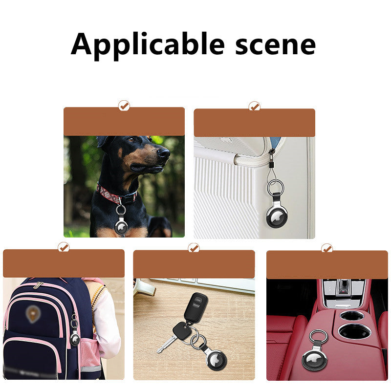 Premium AirTag Case Metal Protective Cover Keychain Clip Shockproof Scratch Resistant Secure Holder