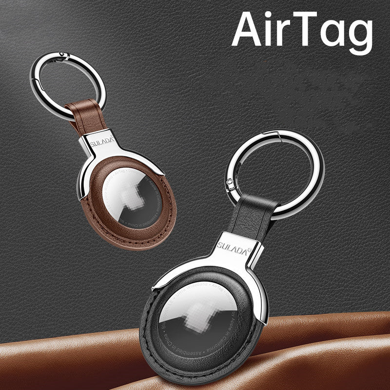 Premium AirTag Case Metal Protective Cover Keychain Clip Shockproof Scratch Resistant Secure Holder