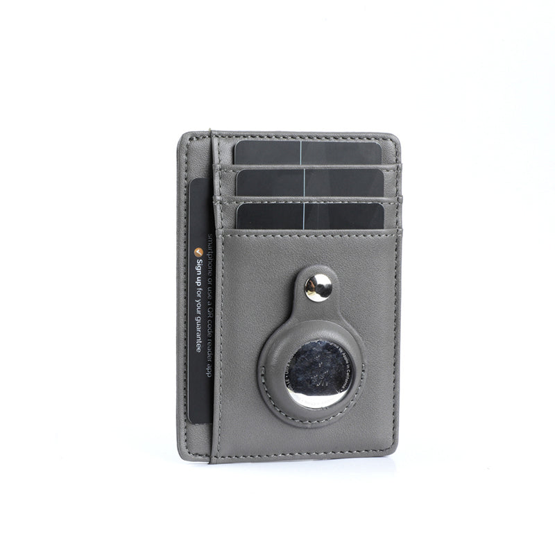 Premium AirTag Wallet Case RFID Blocking Leather Card Holder Slim Magnetic Closure Secure ID Credit Card Storage