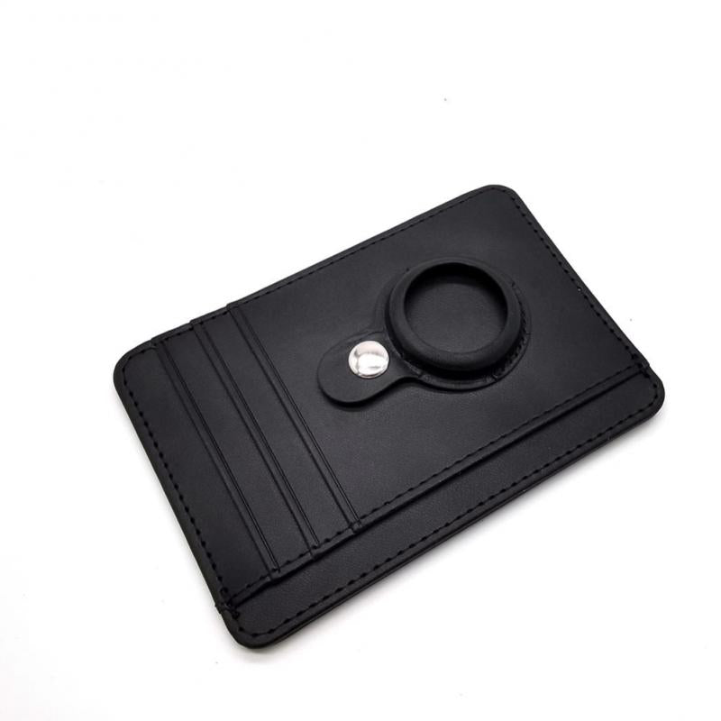 Premium AirTag Wallet Case RFID Blocking Leather Card Holder Slim Magnetic Closure Secure ID Credit Card Storage
