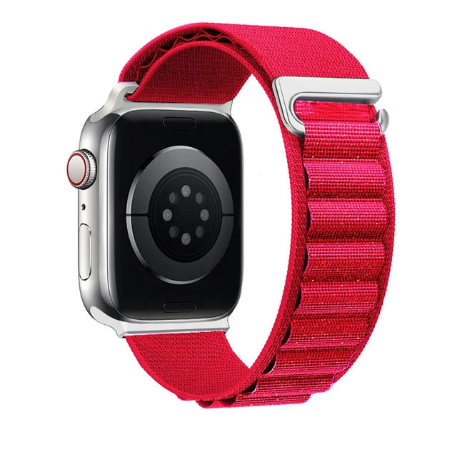 Premium Apple Watch Band Alpine Loop Durable Nylon Strap Adjustable Secure Fit Outdoor Sport Wristband