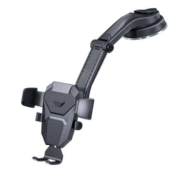Premium Car Phone Mount Suction Cup 360 Rotation Secure Grip Dashboard Windshield Holder Smartphone Compatible