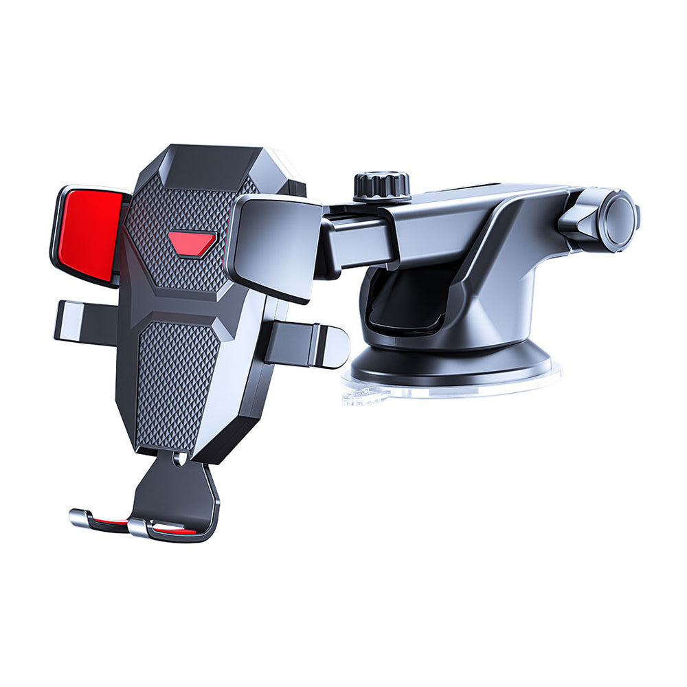 Premium Car Phone Mount Suction Cup 360 Rotation Secure Grip Dashboard Windshield Holder Smartphone Compatible