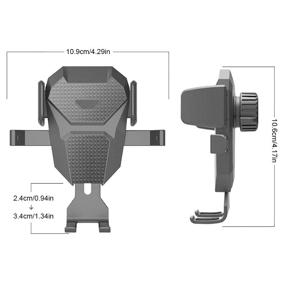 Premium Car Phone Mount Suction Cup 360 Rotation Secure Grip Dashboard Windshield Holder Smartphone Compatible