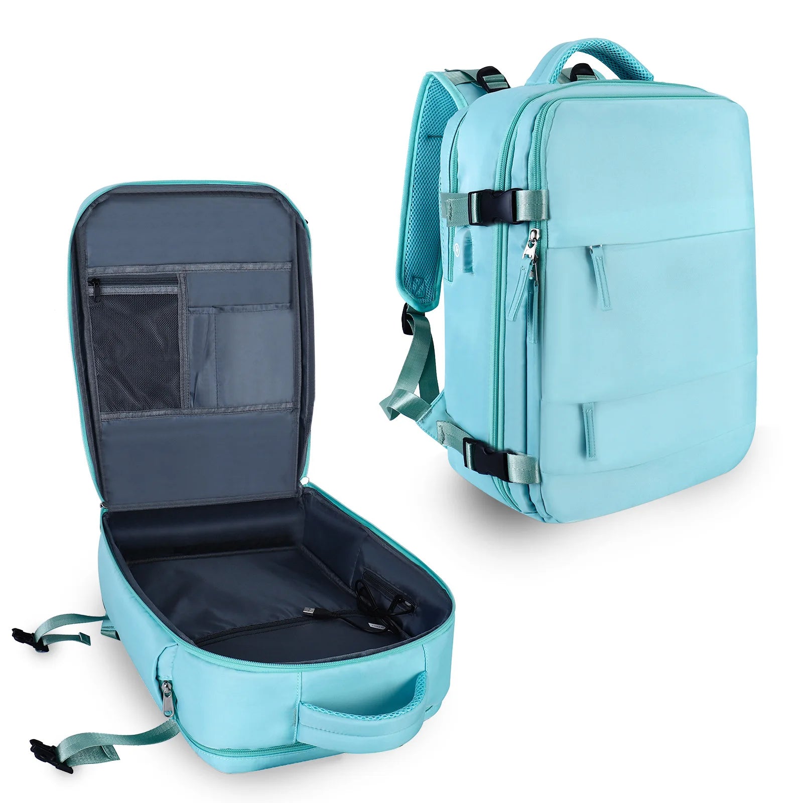 Premium Laptop Backpack Waterproof Expandable USB Charging Business Travel Backpack Large Capacity 13–17 Inch Laptop Compatible