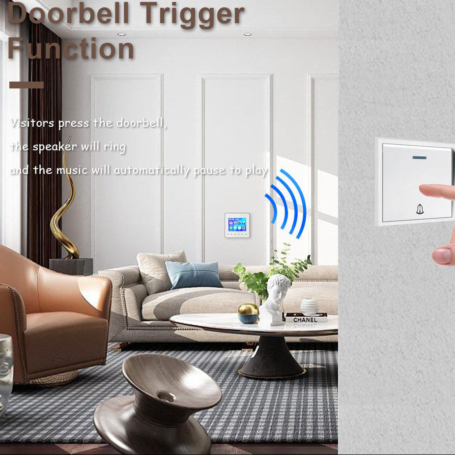 Premium Mini Bluetooth Speaker Amplifier 2.8 Inch HD Display Stereo Sound System FM AUX Wireless Audio Center