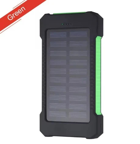Premium Power Bank 20000mAh Solar Charger Fast Charging Portable Battery Pack LED Flashlight Outdoor Travel