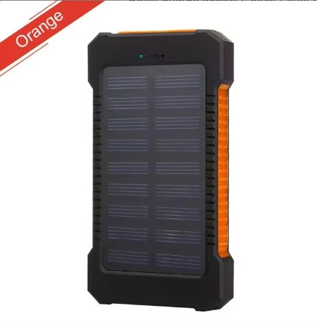Premium Power Bank 20000mAh Solar Charger Fast Charging Portable Battery Pack LED Flashlight Outdoor Travel