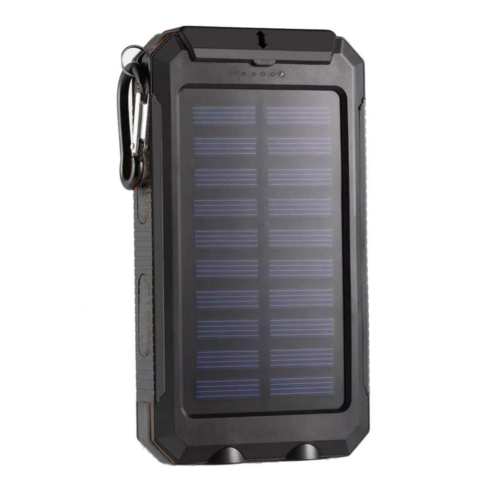 Premium Power Bank 20000mAh Solar Charger Fast Charging Portable Battery Pack LED Flashlight Outdoor Travel