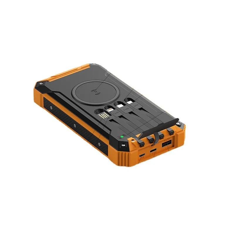 Premium Power Bank 20000mAh Solar Charger Fast Charging Portable Battery Pack LED Flashlight Outdoor Travel