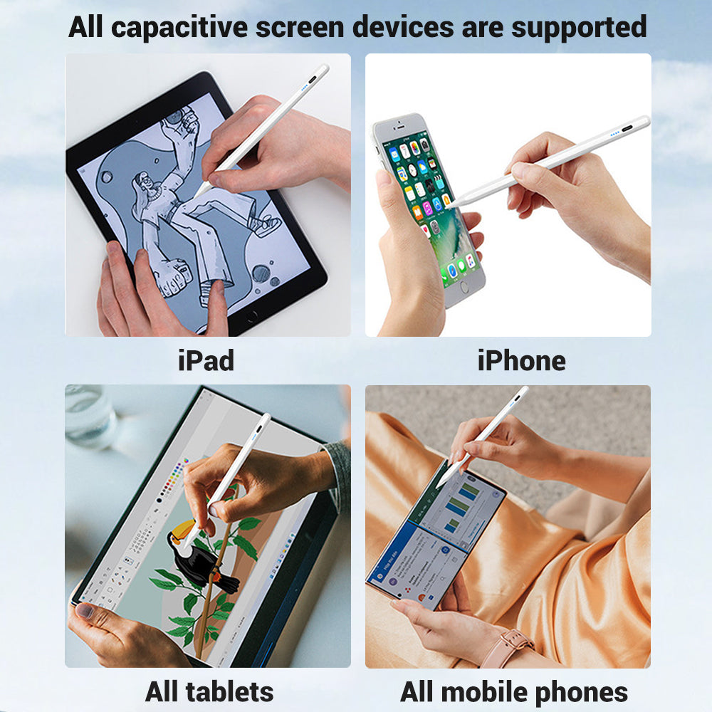Premium Stylus Pen for Touchscreens Bluetooth Compatible Precision Tip Power Display Rechargeable Universal Tablet Pen