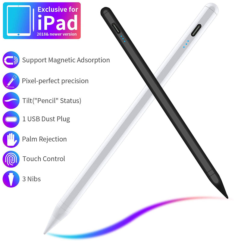 Premium Stylus Pen for Touchscreens Bluetooth Compatible Precision Tip Power Display Rechargeable Universal Tablet Pen