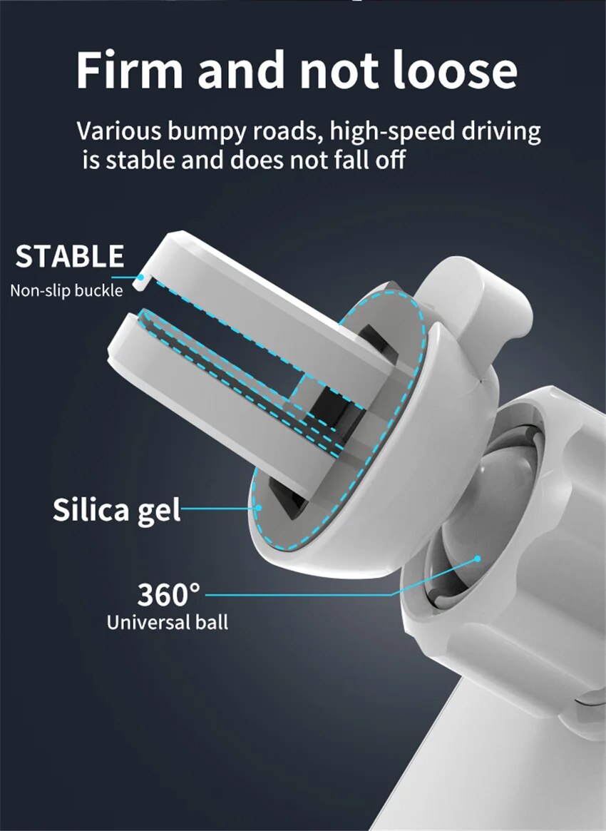 Premium Wireless Car Charger MagSafe Compatible 30W Fast Charging Magnetic Vent Mount Phone Holder Secure Grip