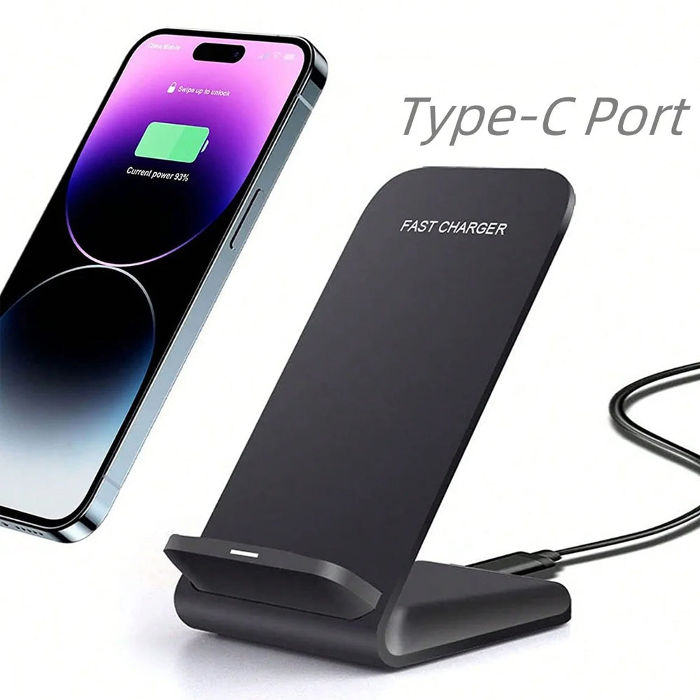 Premium Wireless Charger Foldable 30W Fast Charging Stand Pad Portable Charging Dock Smartphone Earbuds Compatible