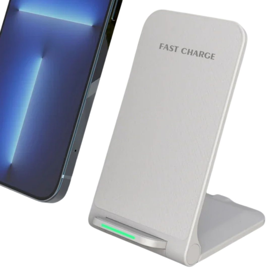 Premium Wireless Charger Foldable 30W Fast Charging Stand Pad Portable Charging Dock Smartphone Earbuds Compatible