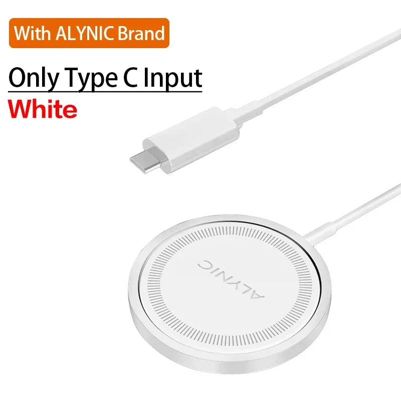 Premium Wireless Charger MagSafe Compatible 30W Fast Charging Magnetic Stand USB-C PD Smartphone Charging Dock