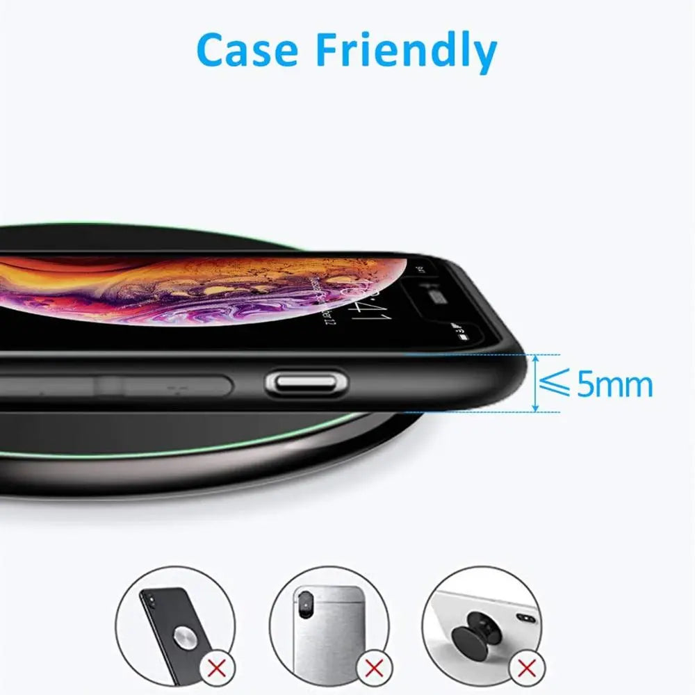 Premium Wireless Charger MagSafe Compatible 30W Fast Charging Pad USB-C Qi Charging Slim Design