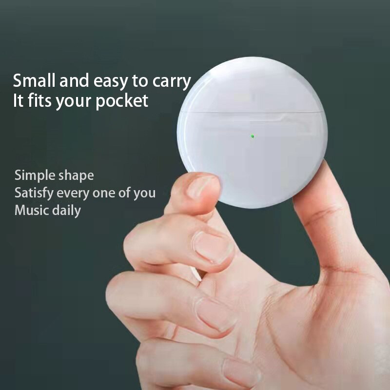 Premium Wireless Earbuds Bluetooth Compatible Touch Control Stereo Sound Sport Headset Mini In-Ear Design