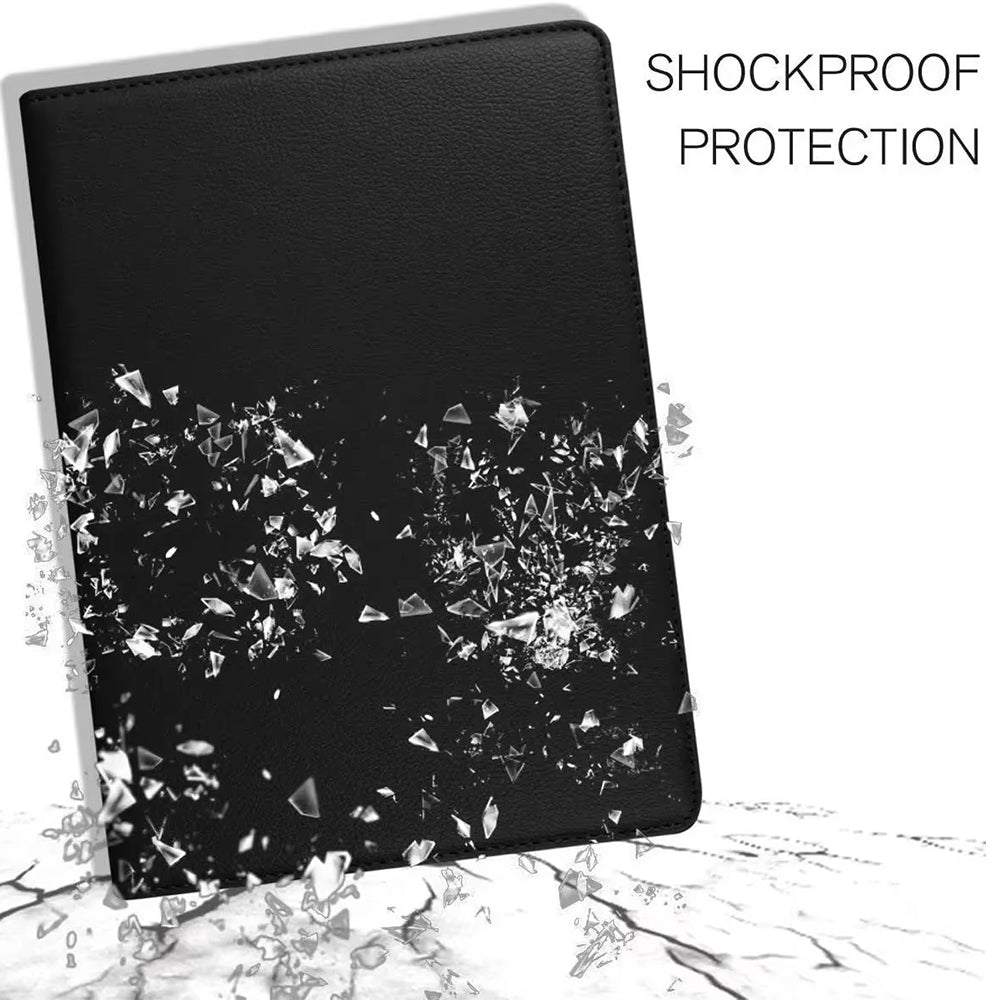 Premium iPad Case 360 Rotating Stand PU Leather Smart Cover Protective Tablet Case Multi Angle Viewing
