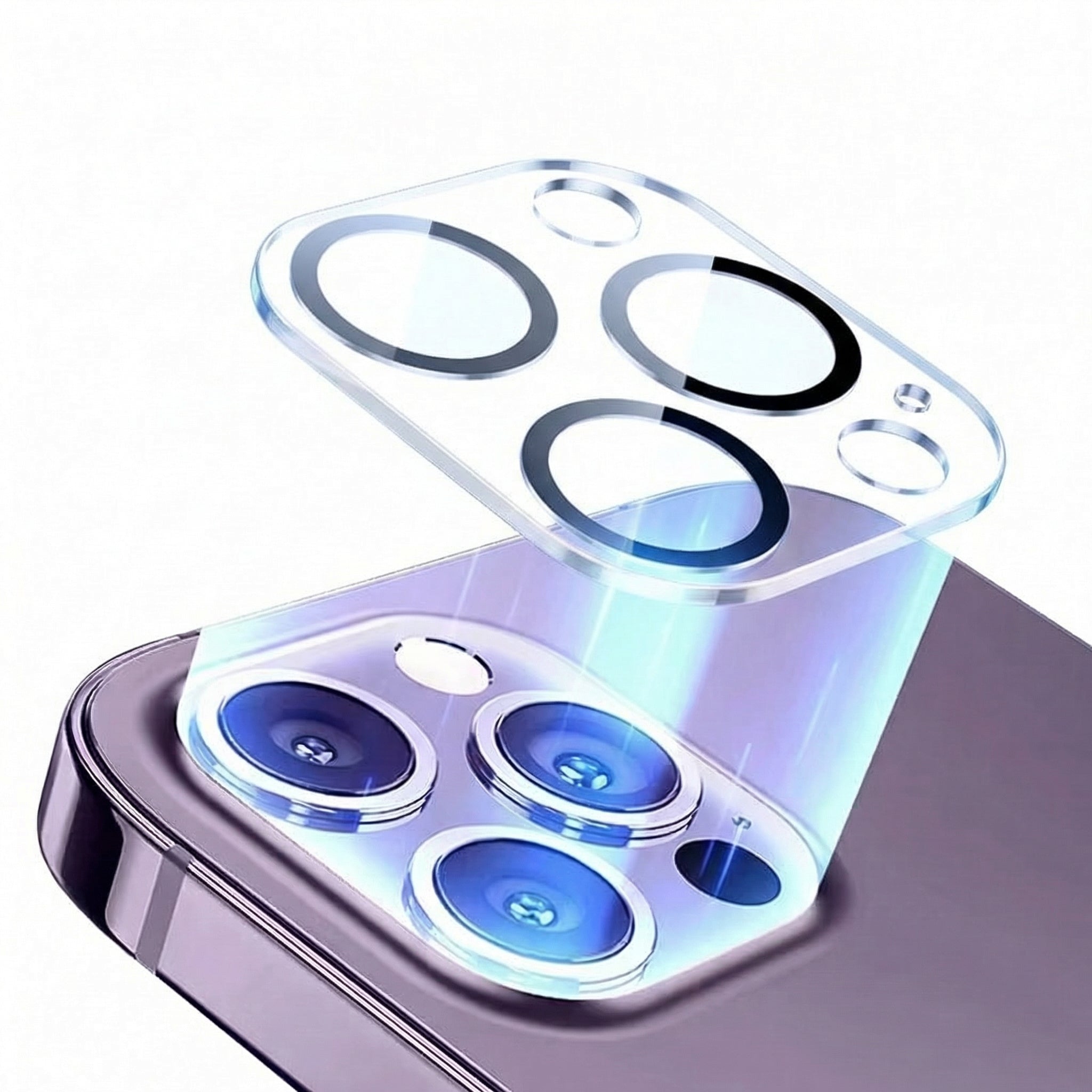 Premium iPhone Camera Lens Protector 9H Tempered Glass Ultra Clear Protective Cover Scratch Resistant Drop Protection Precision Fit