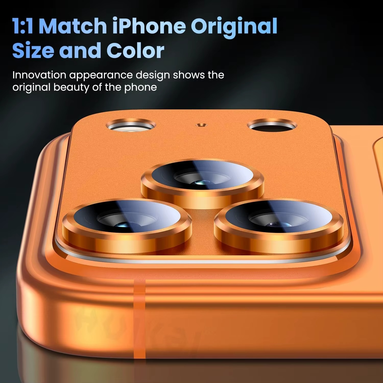 Premium iPhone Camera Lens Protector Military Grade Alloy Ring Tempered Glass Protective Cover Shatterproof Scratch Resistant Shockproof Precision Fit
