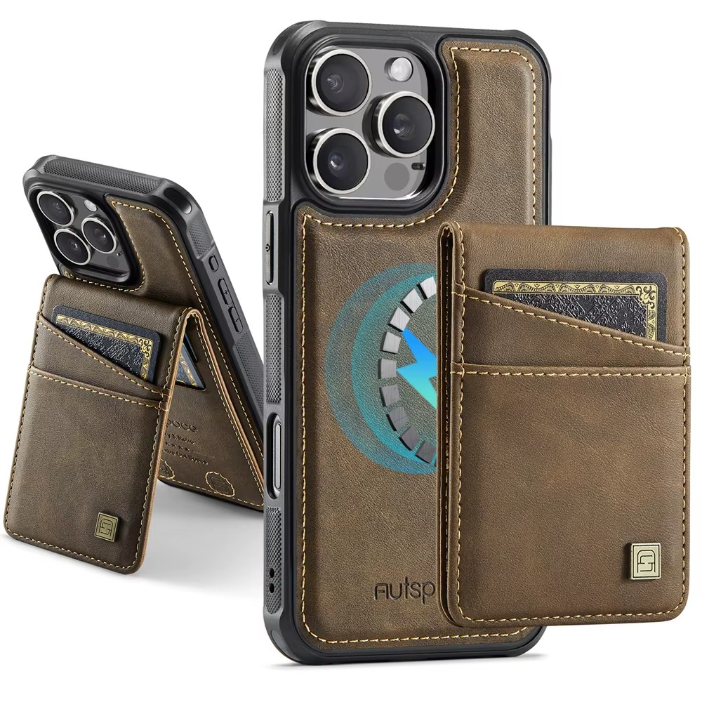 Premium iPhone Case 2-in-1 Magnetic Detachable Wallet Flip Cover PU Leather Card Holder Cash Pocket Wrist Strap Shockproof Full Protection Slim Design