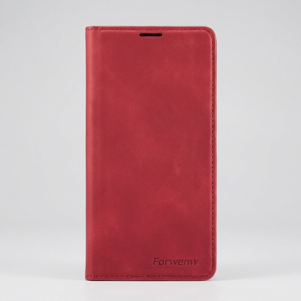 Premium iPhone Case Flip Wallet MagSafe Compatible Leather Card Holder Magnetic Closure Shockproof Protective Cover Camera Lens Protection Stand Function