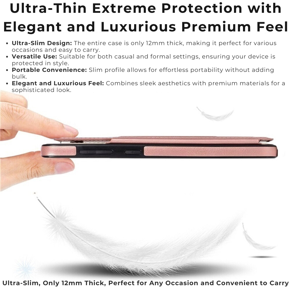 Premium iPhone Case Flip Wallet MagSafe Compatible Leather RFID Blocking Card Holder Magnetic Closure Shockproof Protective Cover Camera Lens Protection Stand Function