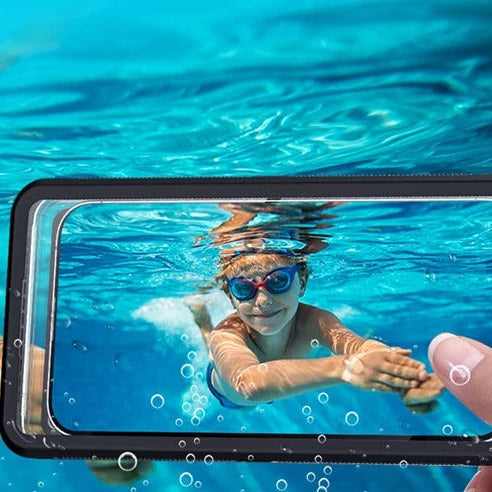 Premium iPhone Case IP68 Waterproof Protective Cover Full Body Shockproof Vacuum Seal System Underwater Protection Touchscreen Access Durable Design