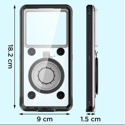 Premium iPhone Case IP68 Waterproof Protective Cover Full Body Shockproof Vacuum Seal System Underwater Protection Touchscreen Access Durable Design