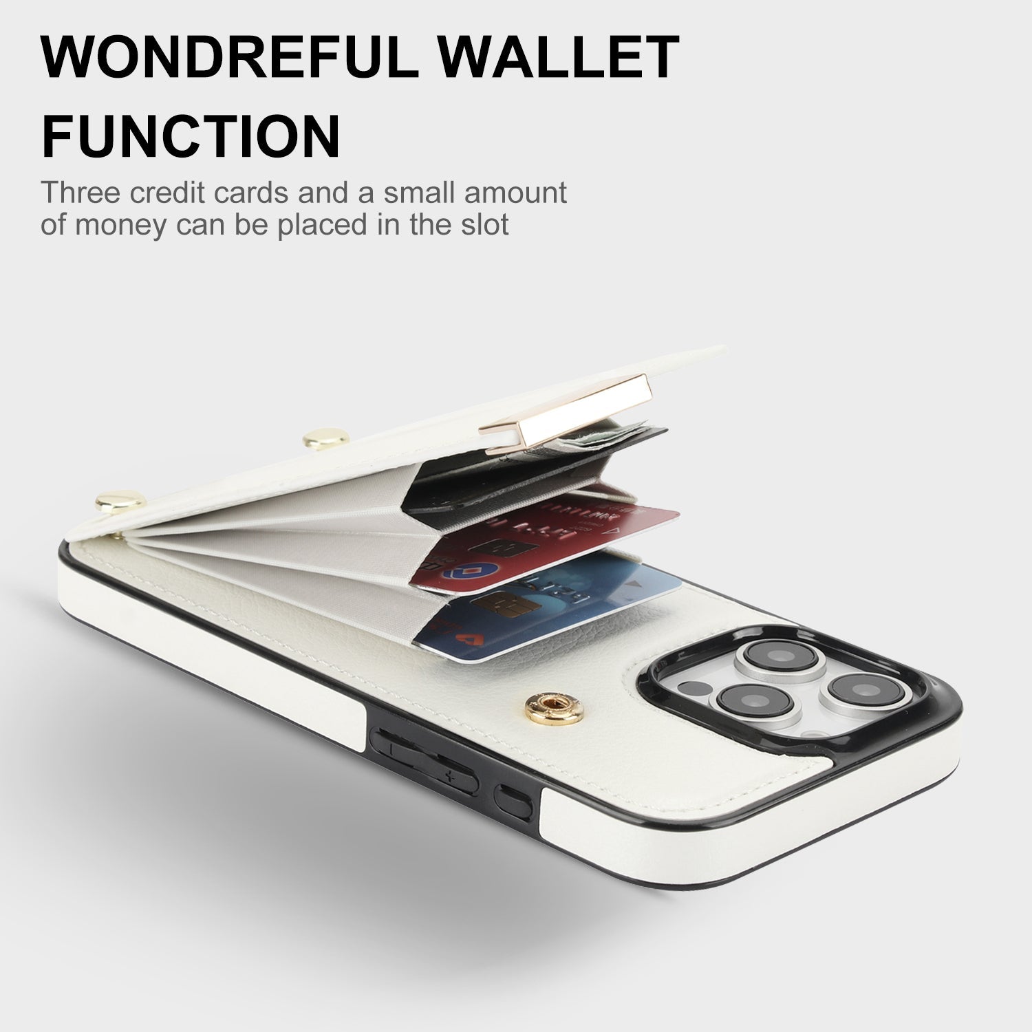 Premium iPhone Case Leather Wallet Flip Cover Card Holder Secure Pocket Magnetic Closure Shockproof Full Protection Slim Design