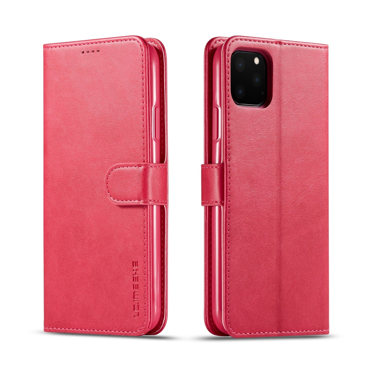 Premium iPhone Case Leather Wallet Flip Cover Card Slot Magnetic Closure Shockproof Protection Full Body Slim Elegant Design