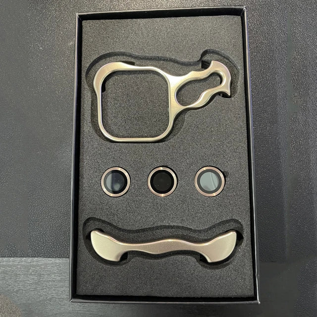 Premium iPhone Case MagSafe Compatible Aluminum Frame Magnetic Shockproof Protective Cover Ultra Thin Metal Bumper Camera Lens Protection Frameless Design