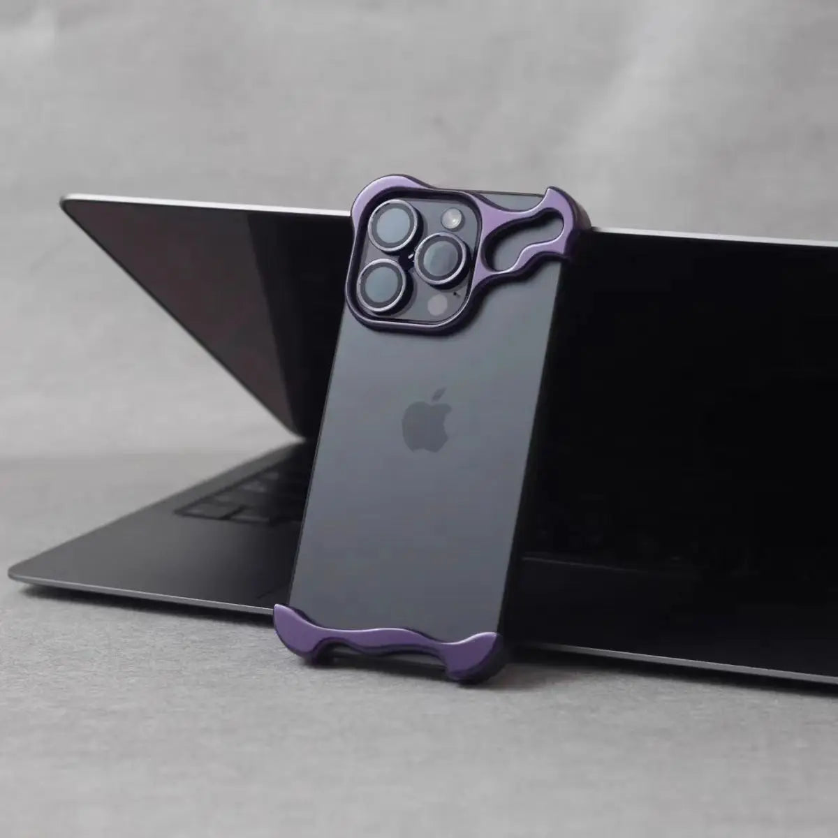 Premium iPhone Case MagSafe Compatible Aluminum Frame Magnetic Shockproof Protective Cover Ultra Thin Metal Bumper Camera Lens Protection Frameless Design