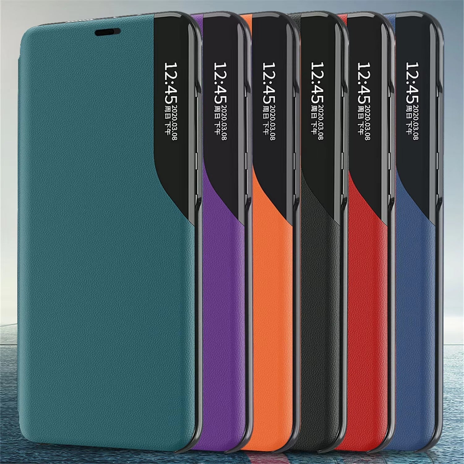 Premium iPhone Case MagSafe Compatible Magnetic Flip Wallet Cover PU Leather Card Holder Kickstand Shockproof Full Protection Camera Lens Guard Slim Design