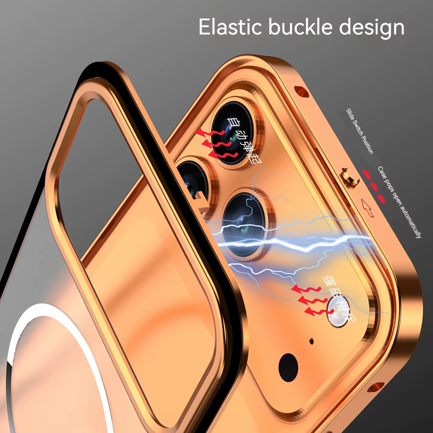 Premium iPhone Case MagSafe Compatible Magnetic Protective Cover Aluminum Alloy Frame Frosted Matte Back Raised Camera Lens Protection Slim Design