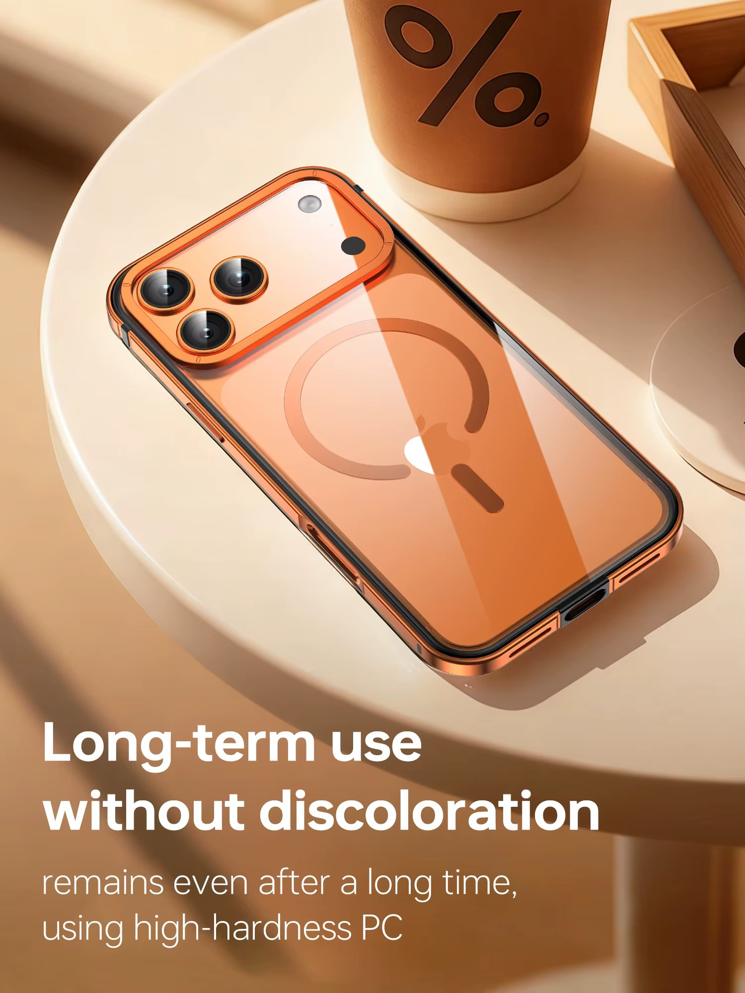 Premium iPhone Case MagSafe Compatible Magnetic Protective Cover Aluminum Alloy Frame Transparent Back Shockproof Protection Camera Lens Guard Slim Design