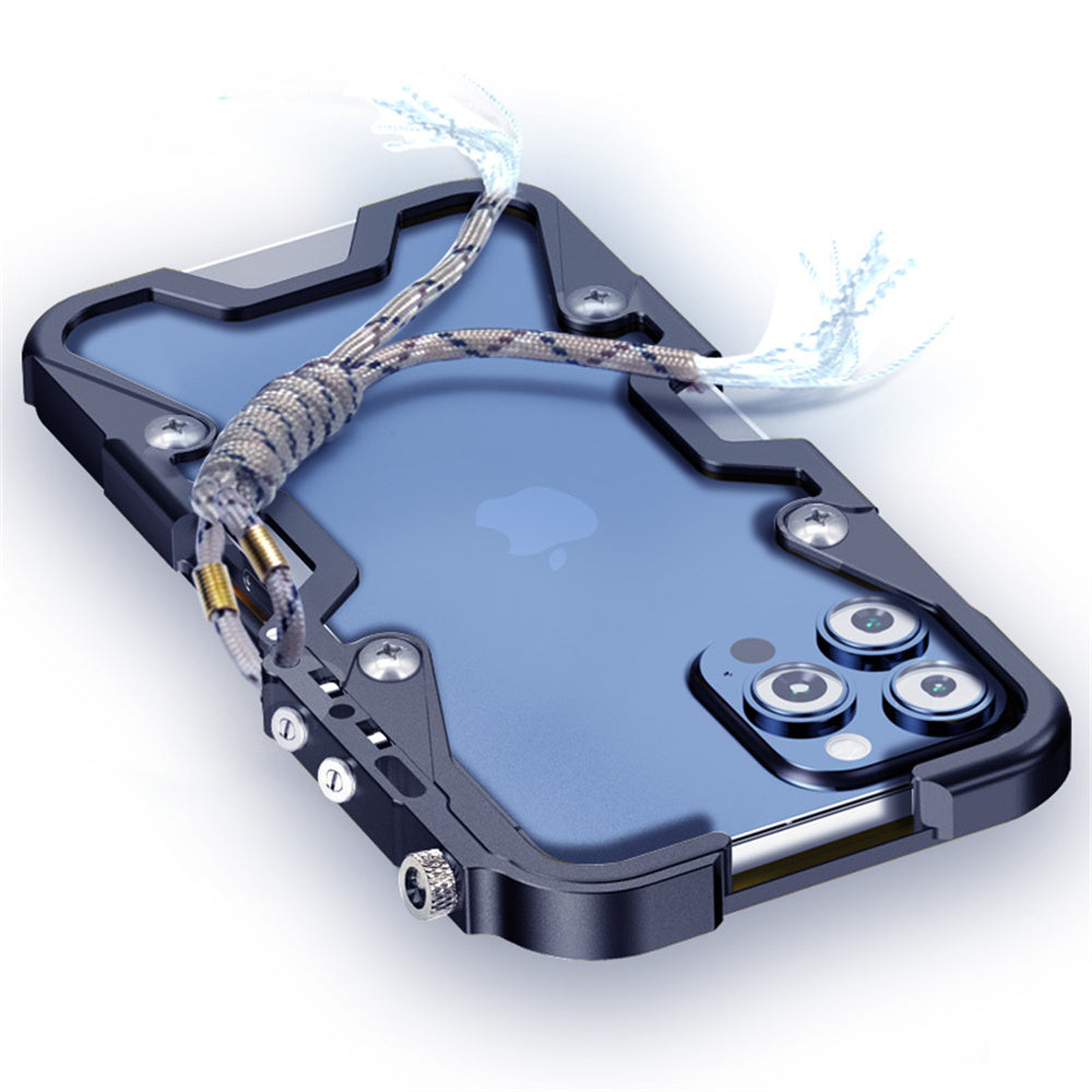 Premium iPhone Case MagSafe Compatible Magnetic Protective Cover Aluminum Armor Bumper Frame Shockproof Heavy Duty Rugged Slim Design