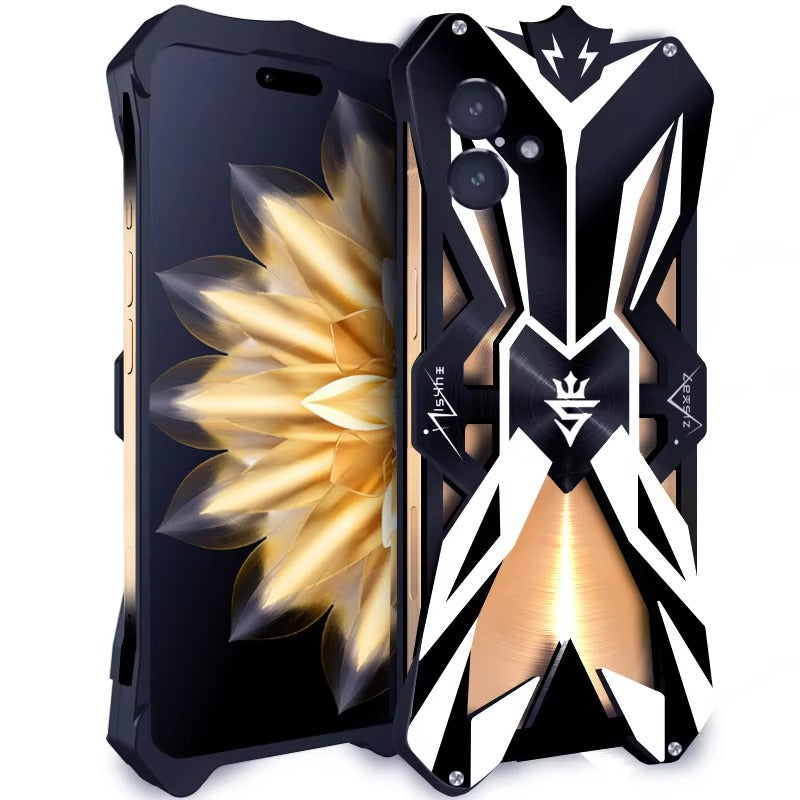 Premium iPhone Case MagSafe Compatible Magnetic Protective Cover Aluminum Armor Frame Shockproof Design Camera Lens Protection Ultra Thin Full Protection