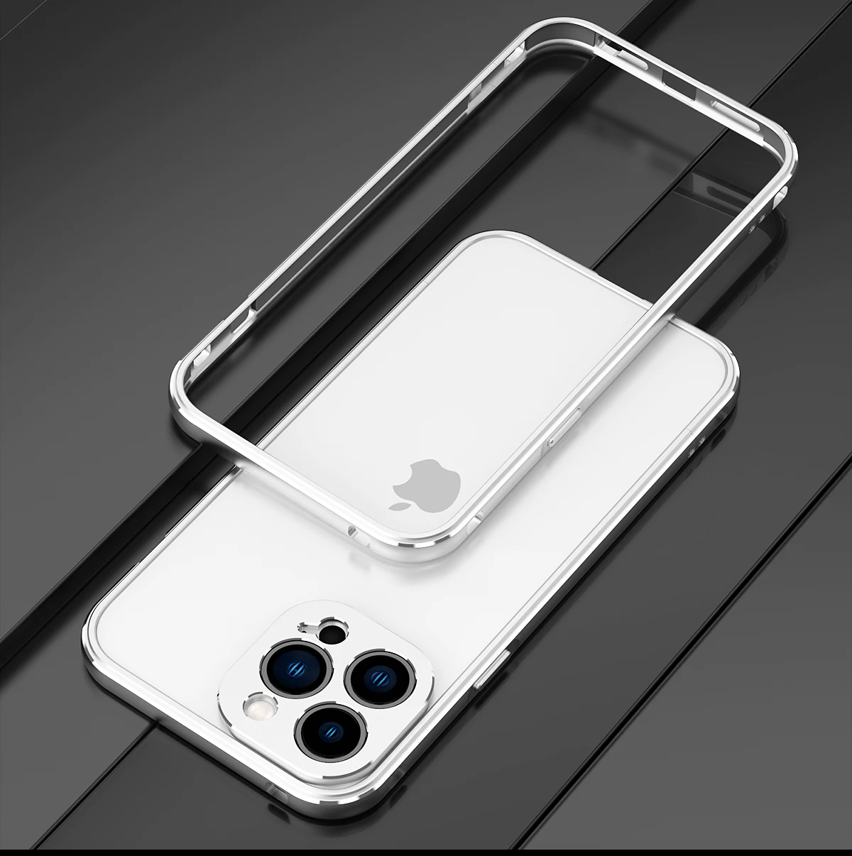 Premium iPhone Case MagSafe Compatible Magnetic Protective Cover Aluminum Bumper Metal Lens Frame Shockproof Slim Full Protection Camera Guard