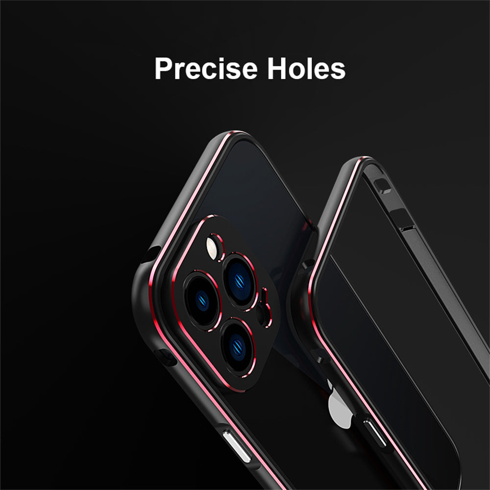 Premium iPhone Case MagSafe Compatible Magnetic Protective Cover Aluminum Bumper Metal Lens Frame Shockproof Slim Full Protection Camera Guard