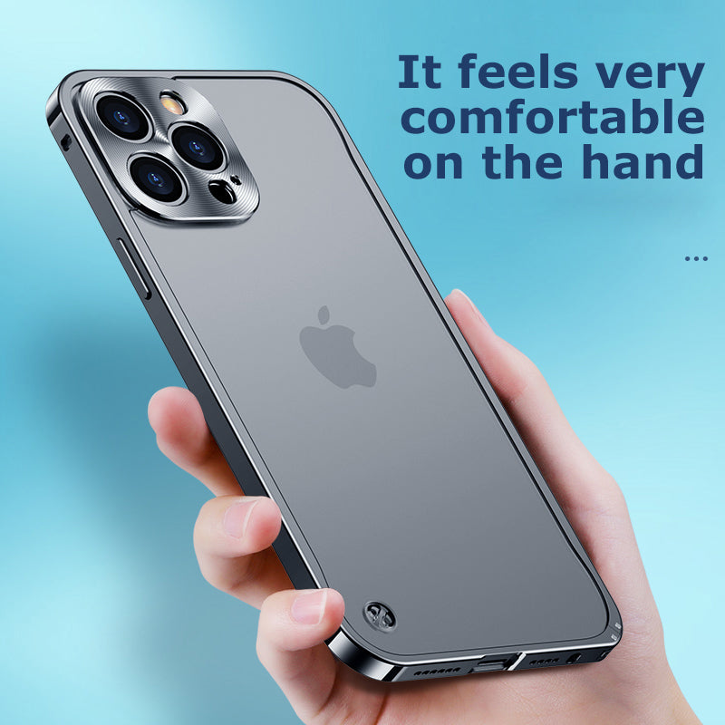 Premium iPhone Case MagSafe Compatible Magnetic Protective Cover Aluminum Metal Frame Shockproof Full Protection Camera Lens Guard Slim Design