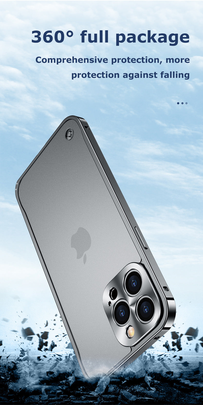 Premium iPhone Case MagSafe Compatible Magnetic Protective Cover Aluminum Metal Frame Shockproof Full Protection Camera Lens Guard Slim Design