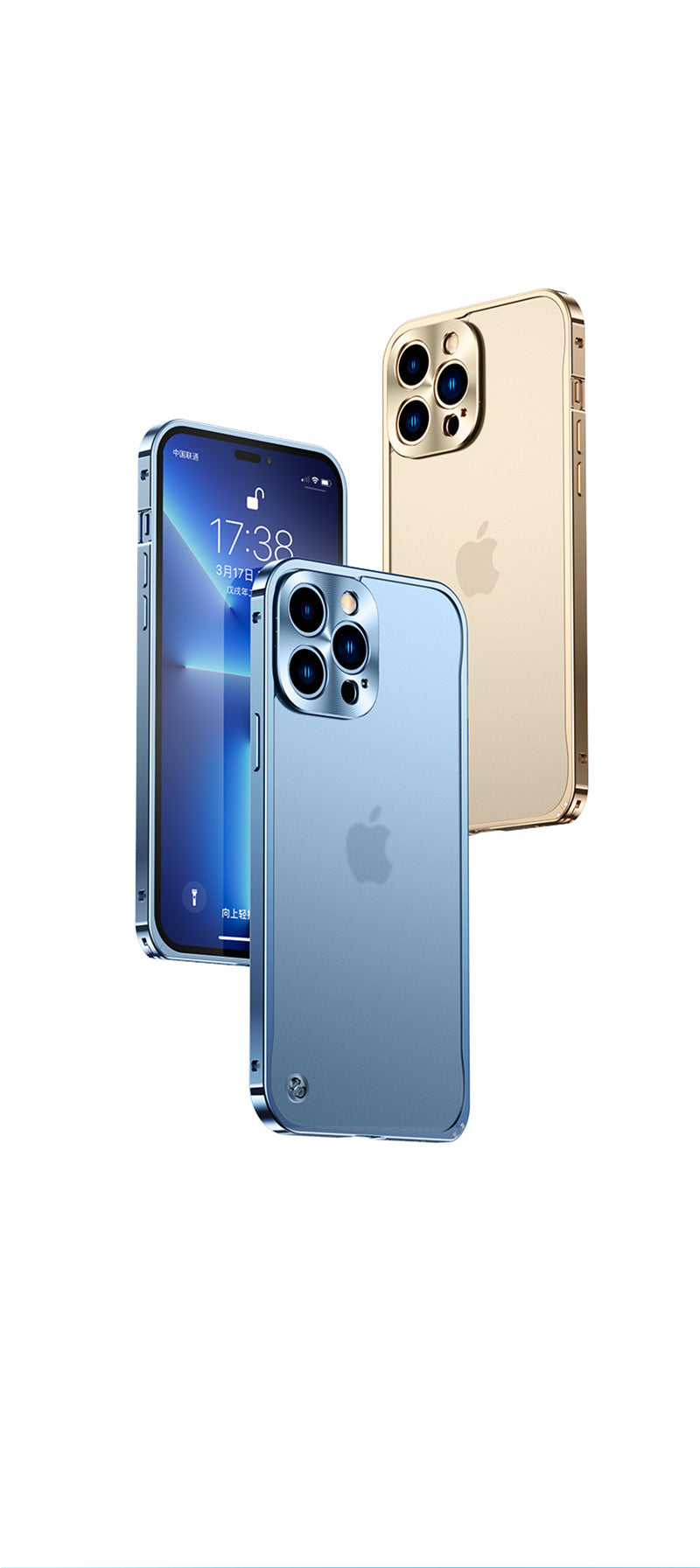 Premium iPhone Case MagSafe Compatible Magnetic Protective Cover Aluminum Metal Frame Shockproof Full Protection Camera Lens Guard Slim Design
